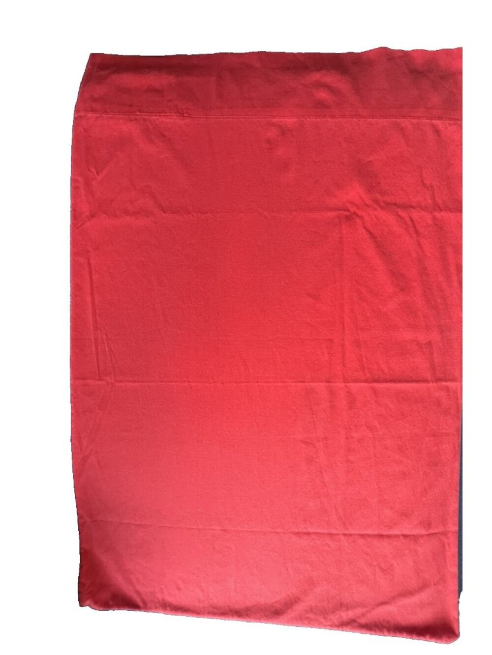 SPRINGMAID Pillowcase Red Standard No Iron PERCALE 50% Combed Cotton Made in USA